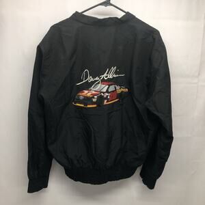 Davey Allison Jacket Nascar Texaco Havoline Racing Medium Nylon Full Zip Vintage